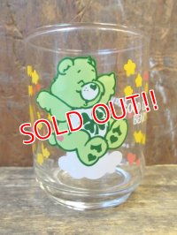 gs-130205-04 Care Bears / 1986 Mini Glass "Good Luck Bear"