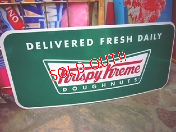画像1: dp-100626-69 Krispy Kreme Doughnuts / Plastic Sign