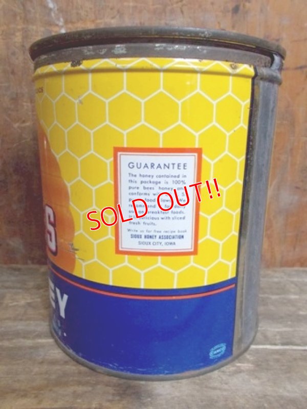 画像2: dp-130116-05 3 Bees Pure Honey Tin Can
