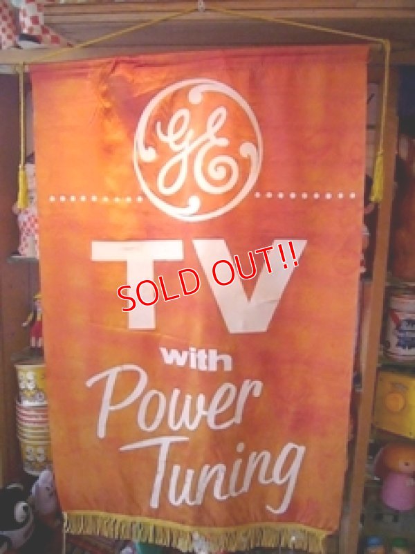 画像1: dp-110713-12 General Electric / "TV with Power Tuning" Banner
