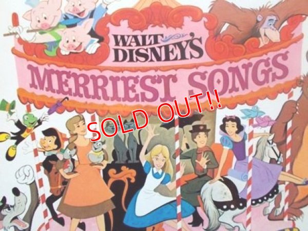 画像1: ct-120807-03 Walt Disney's / Merriest Songs 70's Record