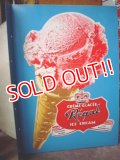 dp-110105-01 CREME GLACEE Regal ICE CREAM / 50s Metal sign