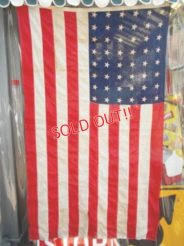 画像1: dp-120802-01 Vintage U.S.A Flag (Flag of the United States)