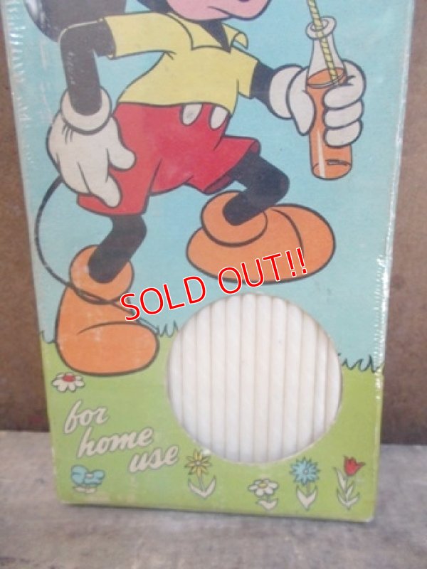 画像3: ct-130511-28 Mickey Mouse / 50's 100 Sunshine Straw (Mint)