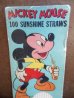 画像2: ct-130511-28 Mickey Mouse / 50's 100 Sunshine Straw (Mint) (2)