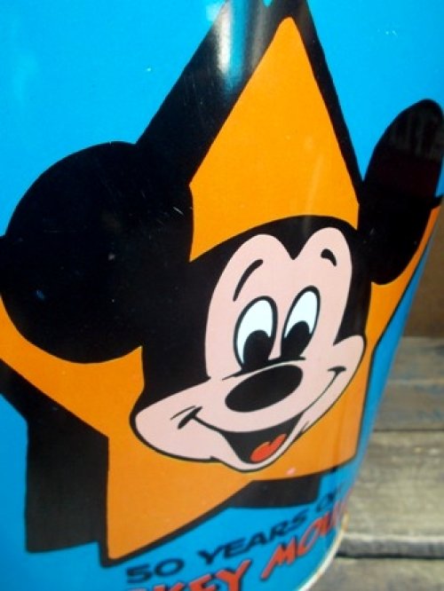 他の写真1: ct-130511-31 Mickey Mouse / 50 yeas of Magic Tin Trash Box
