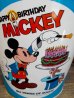 画像3: ct-130511-31 Mickey Mouse / 50 yeas of Magic Tin Trash Box (3)