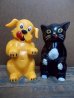 画像1: ct-130508-02 Ken-L-Ration / Dog & Cat 50's Salt & Pepper Shaker (1)