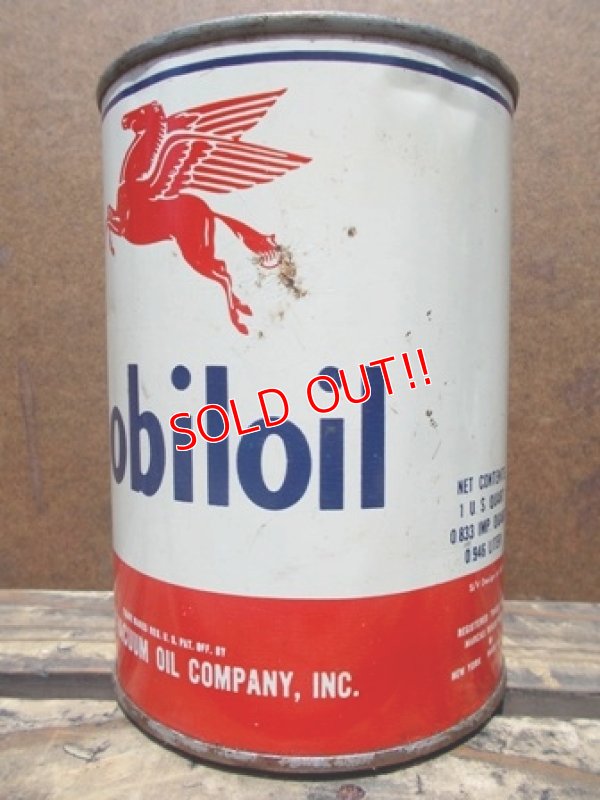 画像2: dp-130508-07 Mobiloil / Vintage Motor Oil Can
