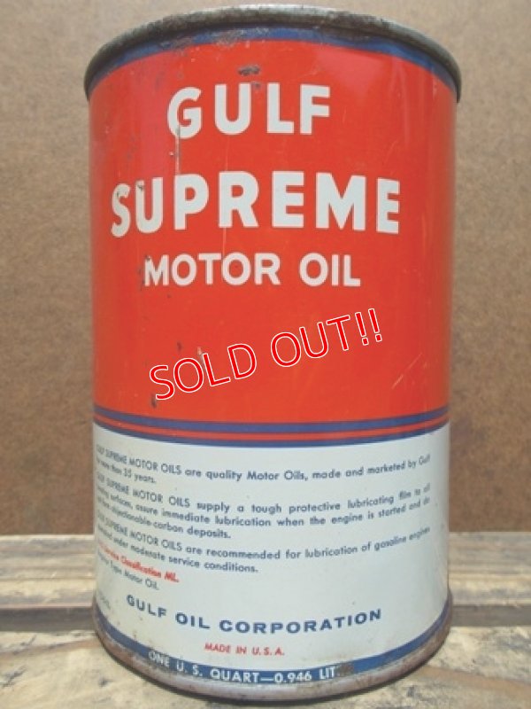 画像3: dp-130508-06 Gulf / Vintage Motor Oil Can