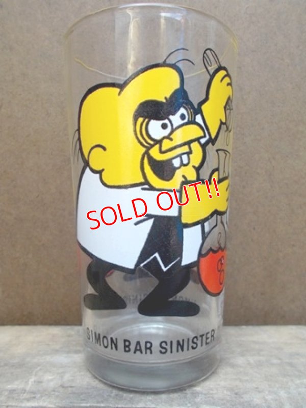 画像1: gs-101228-06 SIMON BAR SINISTER / PEPSI 70's Collector series glass