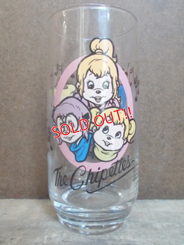 画像1: gs-130511-06 Alvin & the Chipmunks / The Chipettes 80's glass