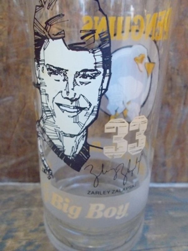 画像4: gs-130402-11 Elby's Big Boy × Penguins / 80's Novelty Glass