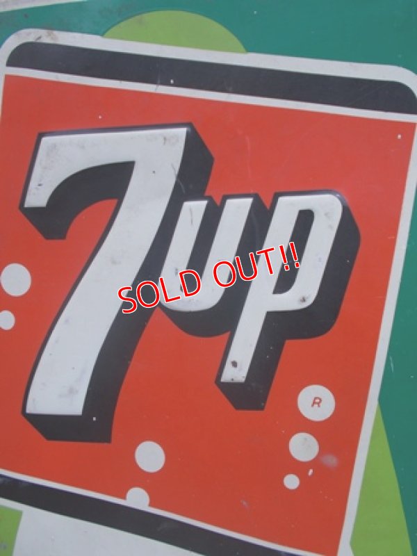 画像2: dp-130512-02 7up / 60's Metal sign