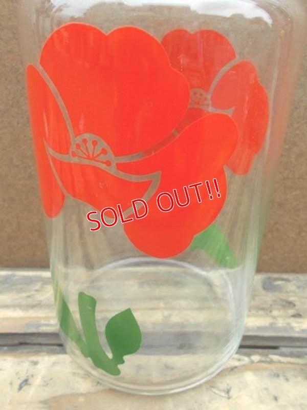 画像2: kt-130509-06 Anchor Hocking / 70's Poppy Glass Jar