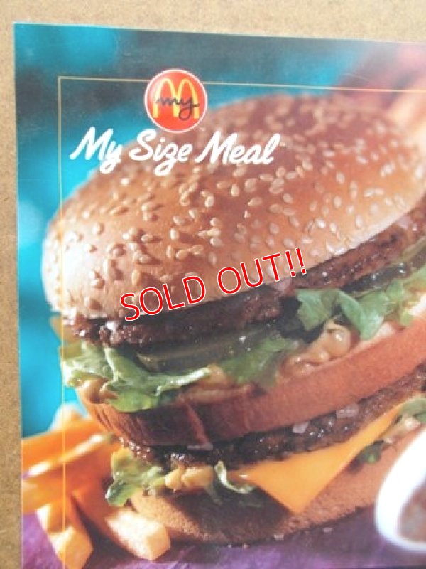 画像2: ad-130521-01 McDonald's / 90's Translite "Big Mac"