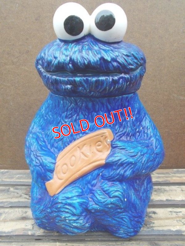 画像1: ct-130607-03 Cookie Monster / 70's Ceramic Cookie Jar