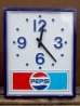 画像1: dp-130512-03 Pepsi / 80's Wall Clock (1)