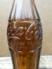 画像2: dp-130522-02 Coca Cola / 60's Amber Hobbleskirt bottle (2)