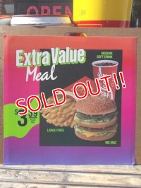 ad-130521-01 McDonald's / 90's Translite "Extra Value Meal"