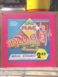 ad-130521-01 McDonald's / 90's Translite "Try New Mac Jr."