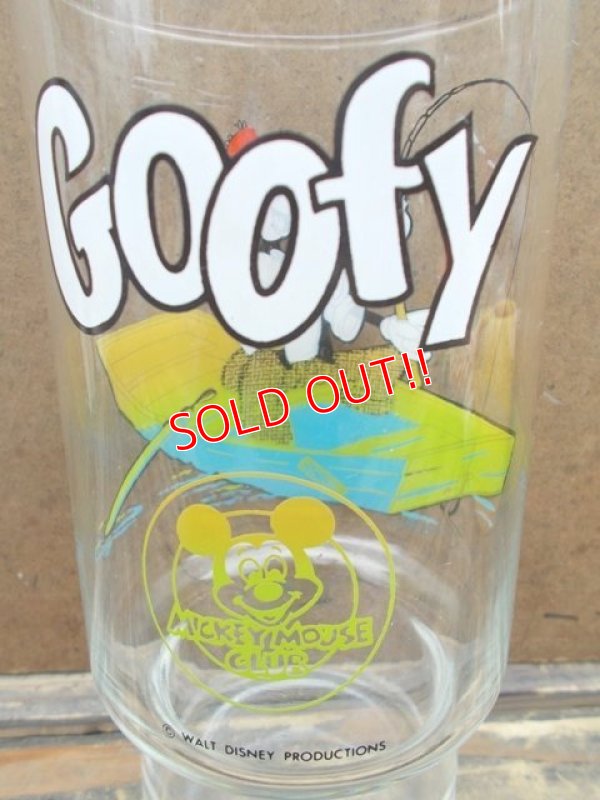 画像3: gs-130611-01 Goofy / Mickey Mouse Club 60's Glass