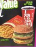 画像2: ad-130521-01 McDonald's / 90's Translite "Extra Value Meal" (2)