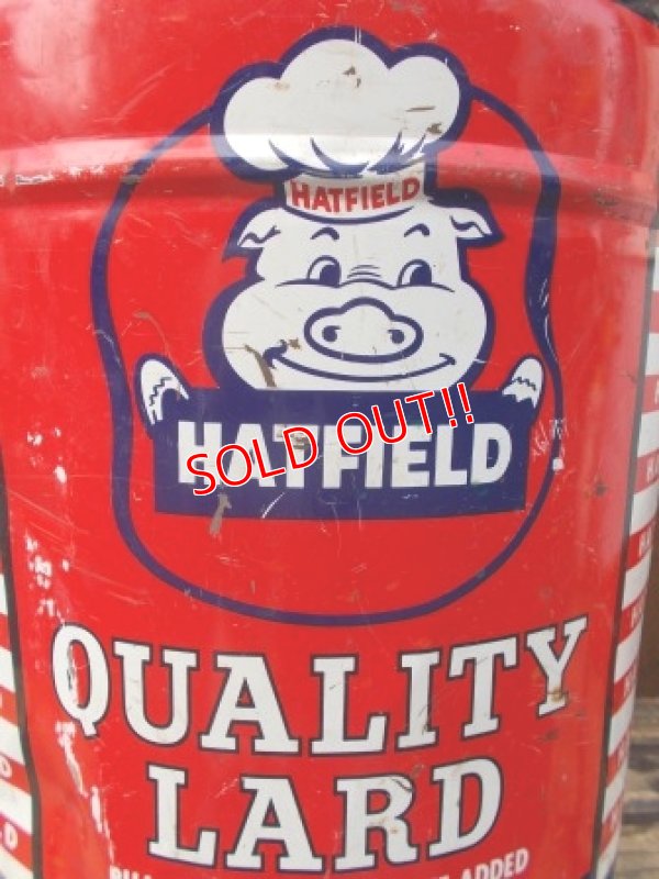 画像2: dp-130508-02 HATFIELD / Vintage Lard Tin