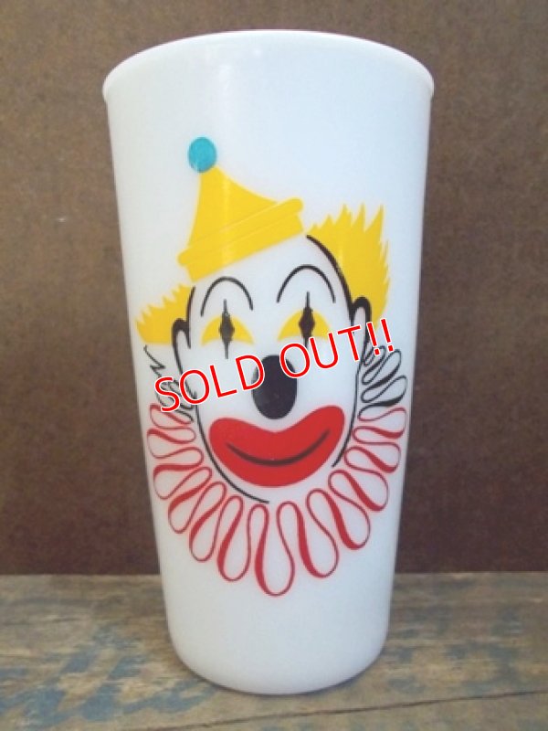 画像1: gs-130617-01 Hazel Atlas / 50's-70's Clown Tumbler