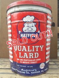 dp-130508-02 HATFIELD / Vintage Lard Tin