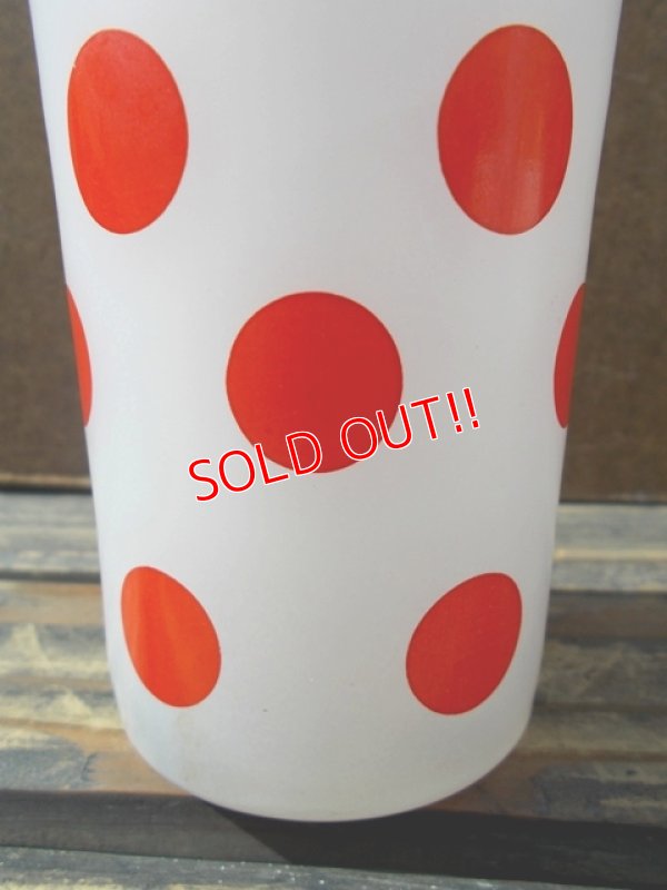 画像3: gs-130412-01 Anchor Hocking / Red Dots Tumbler