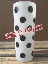 gs-130412-02 Anchor Hocking / Black Dots Tumbler