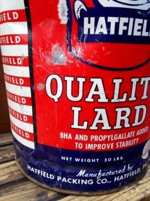 他の写真1: dp-130508-02 HATFIELD / Vintage Lard Tin