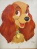 画像2: ct-130510-08 Lady and the Tramp / Lady 70's Wall Picture (2)