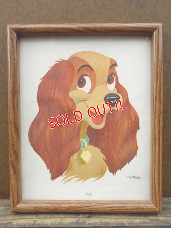 画像1: ct-130510-08 Lady and the Tramp / Lady 70's Wall Picture