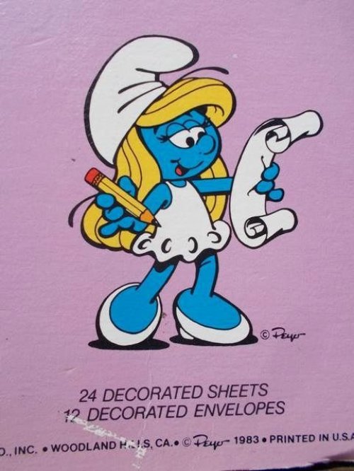 他の写真3: ct-111026-82 Smurfette / 80's Smufy Notes