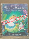 bk-130508-01 ALICE in Wanderland / 70's Little Golden Book