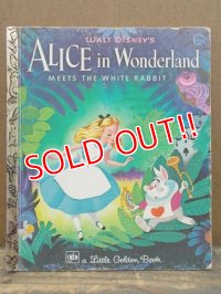 bk-130508-01 ALICE in Wanderland / 70's Little Golden Book