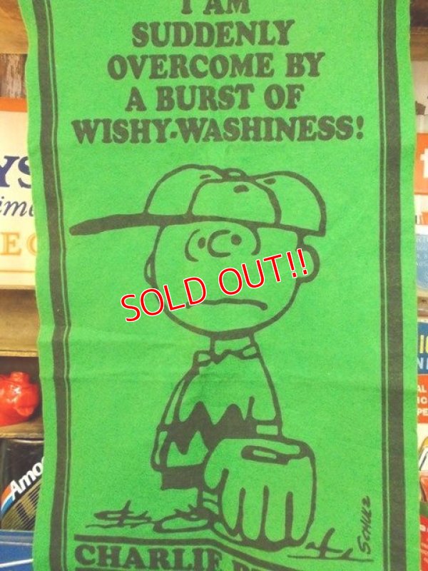 画像3: ct-130618-04 PEANUTS / 60's Banner "Charlie Brown"