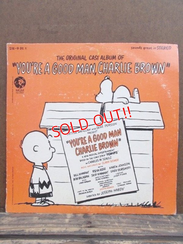 画像1: ct-130512-10 PEANUTS / 60's Record "You're A Good Man Charlie Brown"