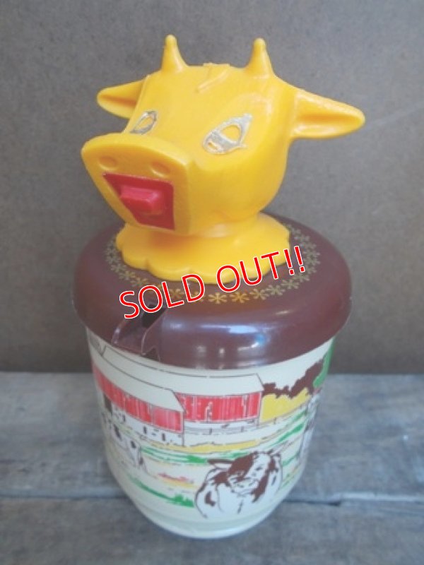 画像1: kt-130512-01 Whirley / 60's-70's Moo-Cow Creamer & Cup