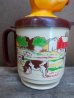 画像4: kt-130512-01 Whirley / 60's-70's Moo-Cow Creamer & Cup (4)