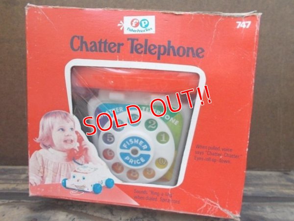 画像2: fp-130521-01 Fisher-Price / 1961 Chatter Telephone (Box) #747