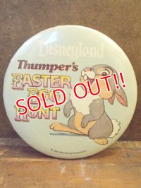 pb-100626-04 Disneyland  / '85 Thumper's Easter Egg Hunt Pinback
