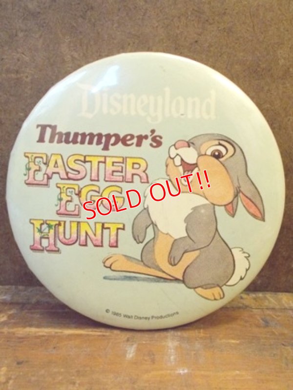 画像1: pb-100626-04 Disneyland  / '85 Thumper's Easter Egg Hunt Pinback