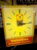 画像1: dp-120307-12 Valvoline / 70's Sign clock (1)