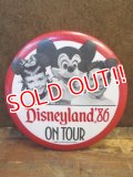 pb-100626-01 Disneyland '86 On Tour Pinback