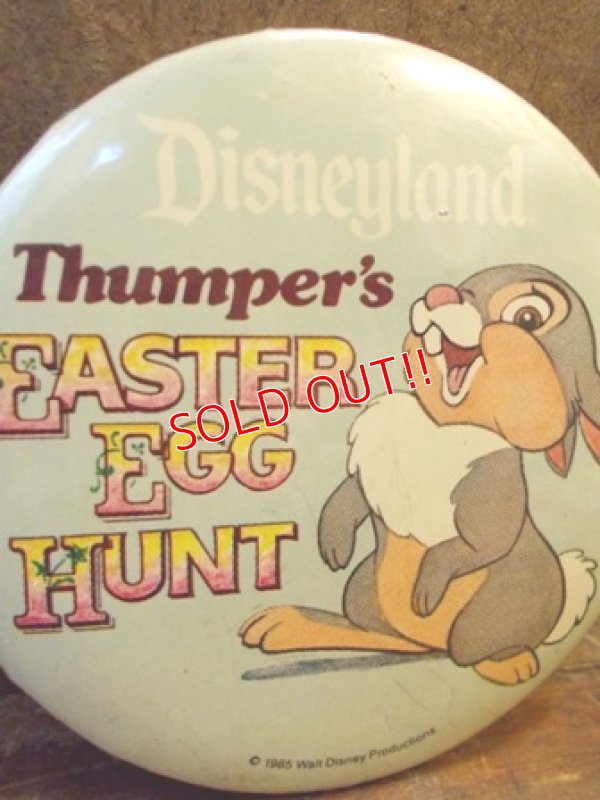 画像2: pb-100626-04 Disneyland  / '85 Thumper's Easter Egg Hunt Pinback