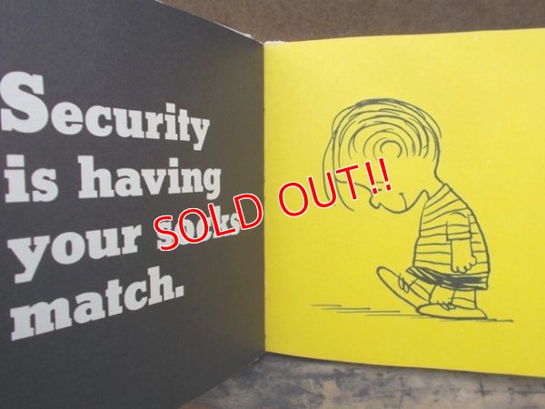 画像4: bk-130513-05 Security Is A Thumb And A Blanket 60's Book