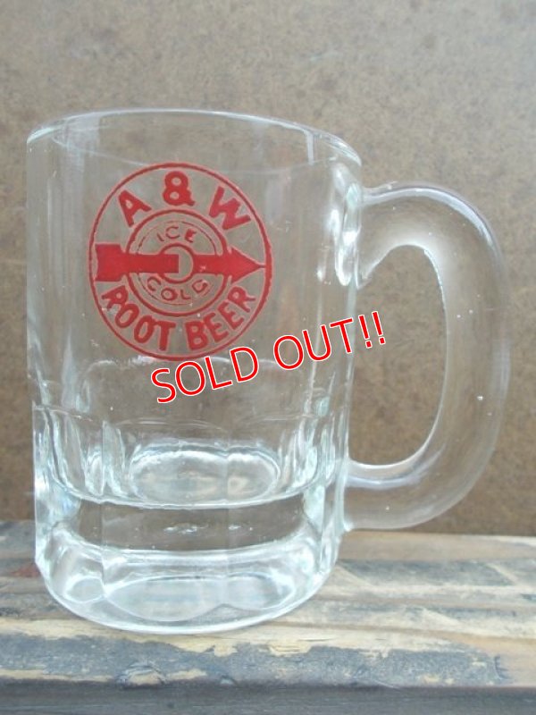 画像1: gs-130615-01 A&W / Mini Beer Mug (Old logo)